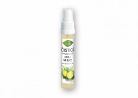 Čistící hygienický sprej na ruce antibakteriální LEMONGRASS + LIMETKA 27 ml