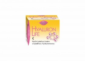 Noční pleťový krém s kyselinou hyaluronovou HYALURON LIFE 51 ml