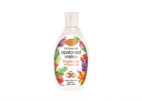 Ochranné opalovací mléko Panthenol + Karoten SPF 30, 150 ml