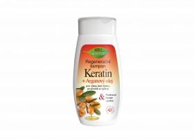 Regenerační šampon KERATIN + ARGANOVÝ OLEJ 260 ml